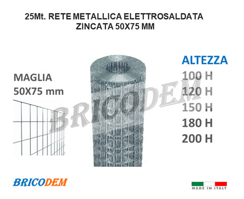 Rete per recinzione zincata - rete,