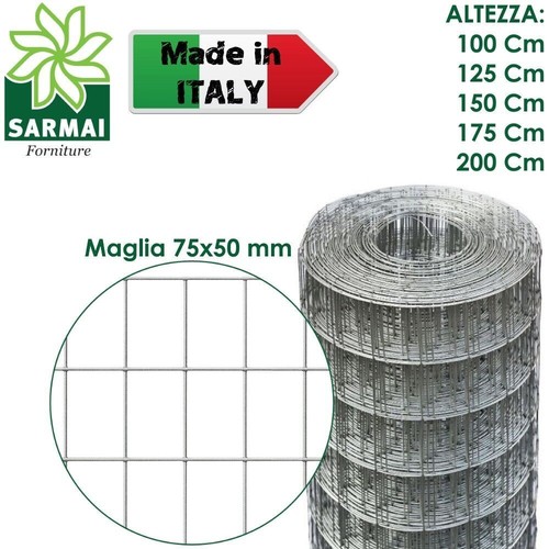 Rete metallica zincata - metallica, rotolo