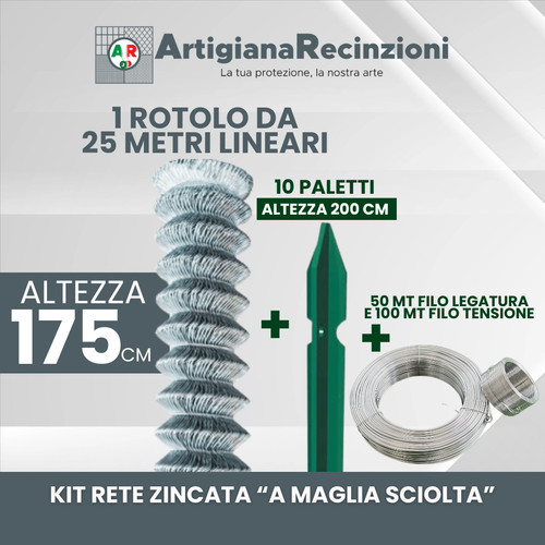 Kit rete zincata - kit, maglia