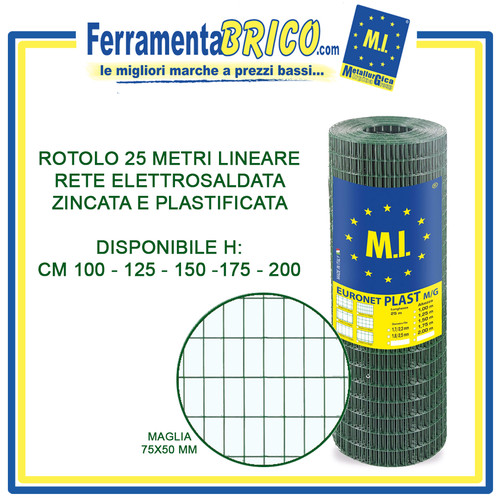Rete metallica zincata e - m,
